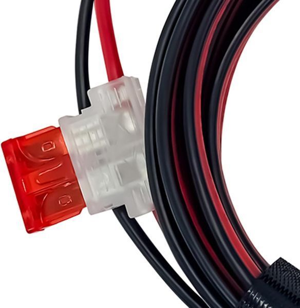 Кабель живлення для Starlink Mini від акумулятора 12V з запобіжником та клемами 1м sl-mini-batt-fuse-1m фото