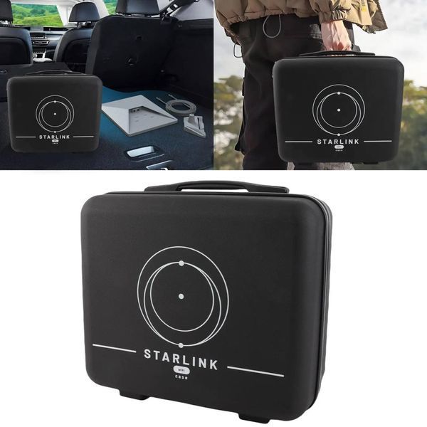 Портативний захисний кейс для Starlink Mini з водонепроникним покриттям case-starlink-mini-2003 фото